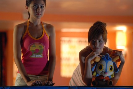 First Official Stills From Bey Logan's Kung Fu Volleyball Film BEACH SPIKE! With Chrissie Chau!